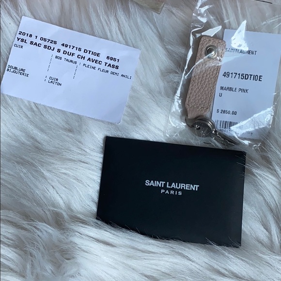 Saint Laurent Sac de Jour Baby in Marble Pink - Picture 5 of 16